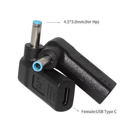 Type C to Dc Power Jack  Laptop Power Adapter Connector USB C to Notebook Charger Converter for Asus Hp Lenovo Laptop