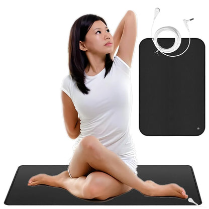 Grounding Mat Reconnect to the Earth EMF Recovery for Foot Therapy Universal Grounding Sleep Mat Yoga Improve Energy Assist Mats
