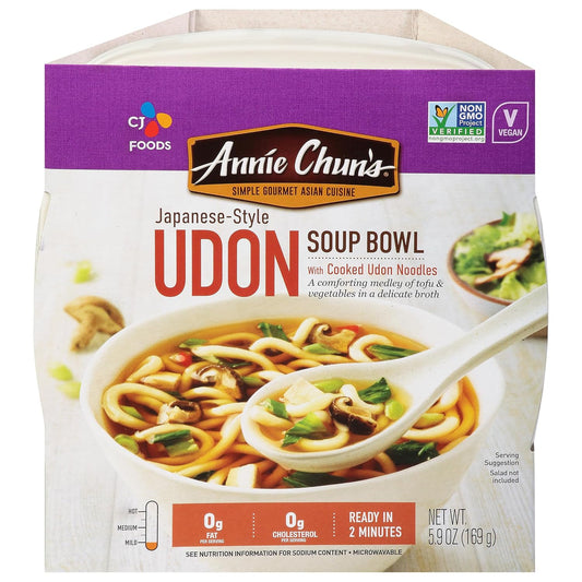 Soup Bowl, Japanese Style Udon, Non GMO, Vegan, 5.9 Oz (Pack of 6)
