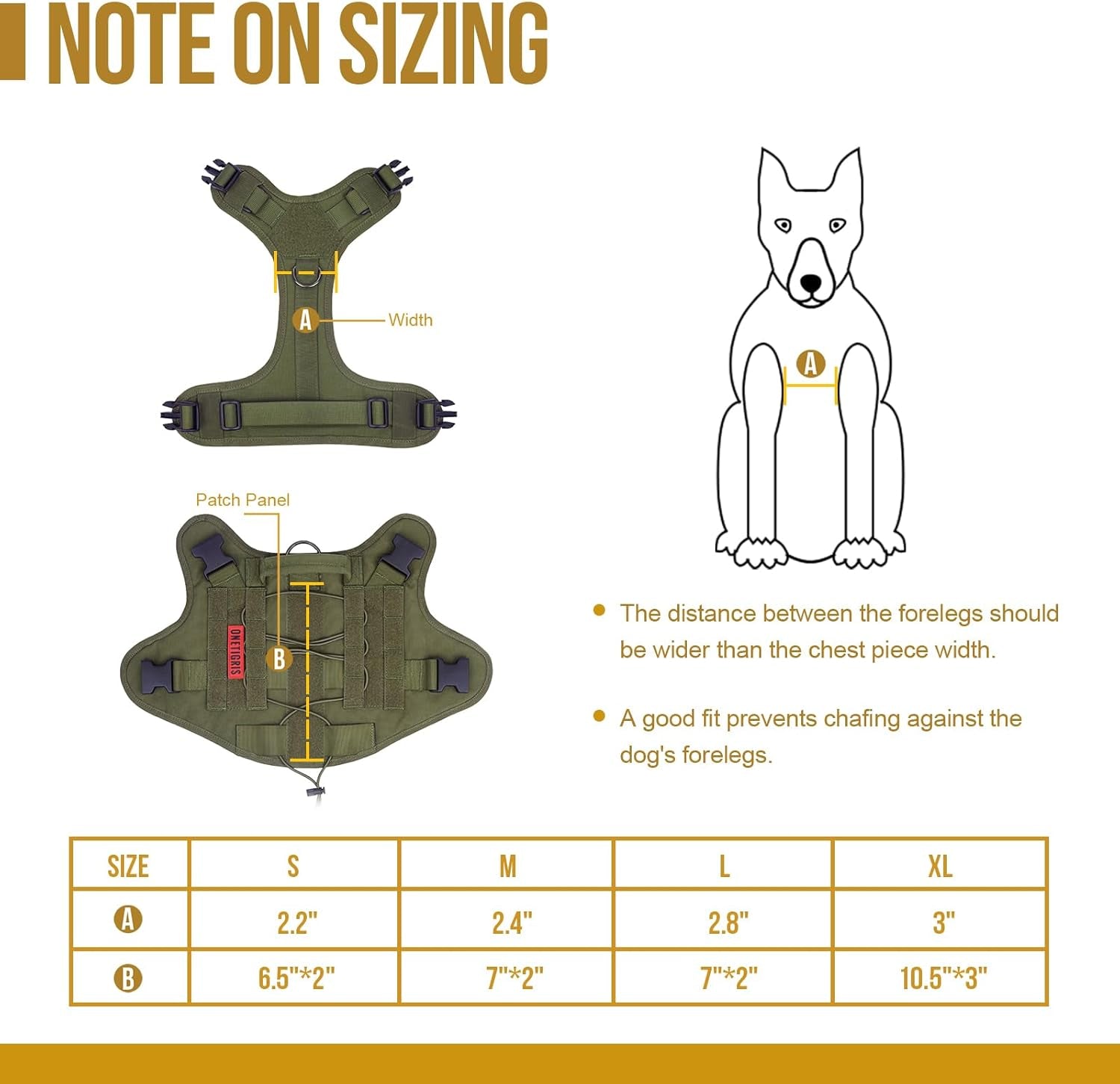 Dog Harness, Tactical Dog Harness No-Pull Breathable Adjustable Pet Vest with Handle for Outdoor Walking(Ranger Green,Small)