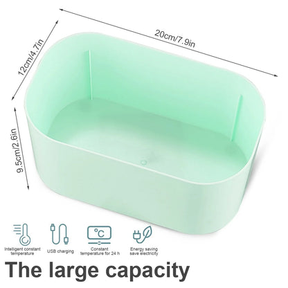 Baby Wipe Warmer Baby Wipe Heater Large Capacity Smart Wet Wipes Warmer,Adjustable Temperature,Green