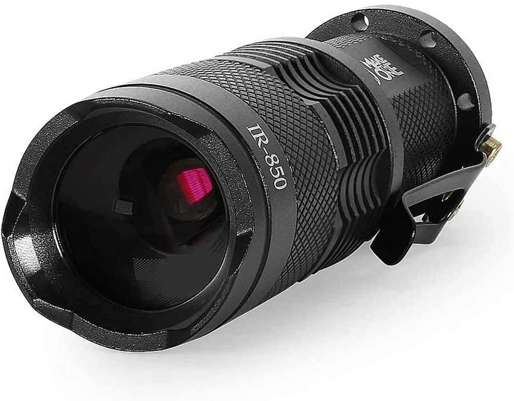 IR Torch 3 Watt 850NM Infrared Light Night Vision Flashlight Torch - Infrared Light Is Invisible to Human Eyes - to Be Used with Night Vision Device (NOT Include Battery)