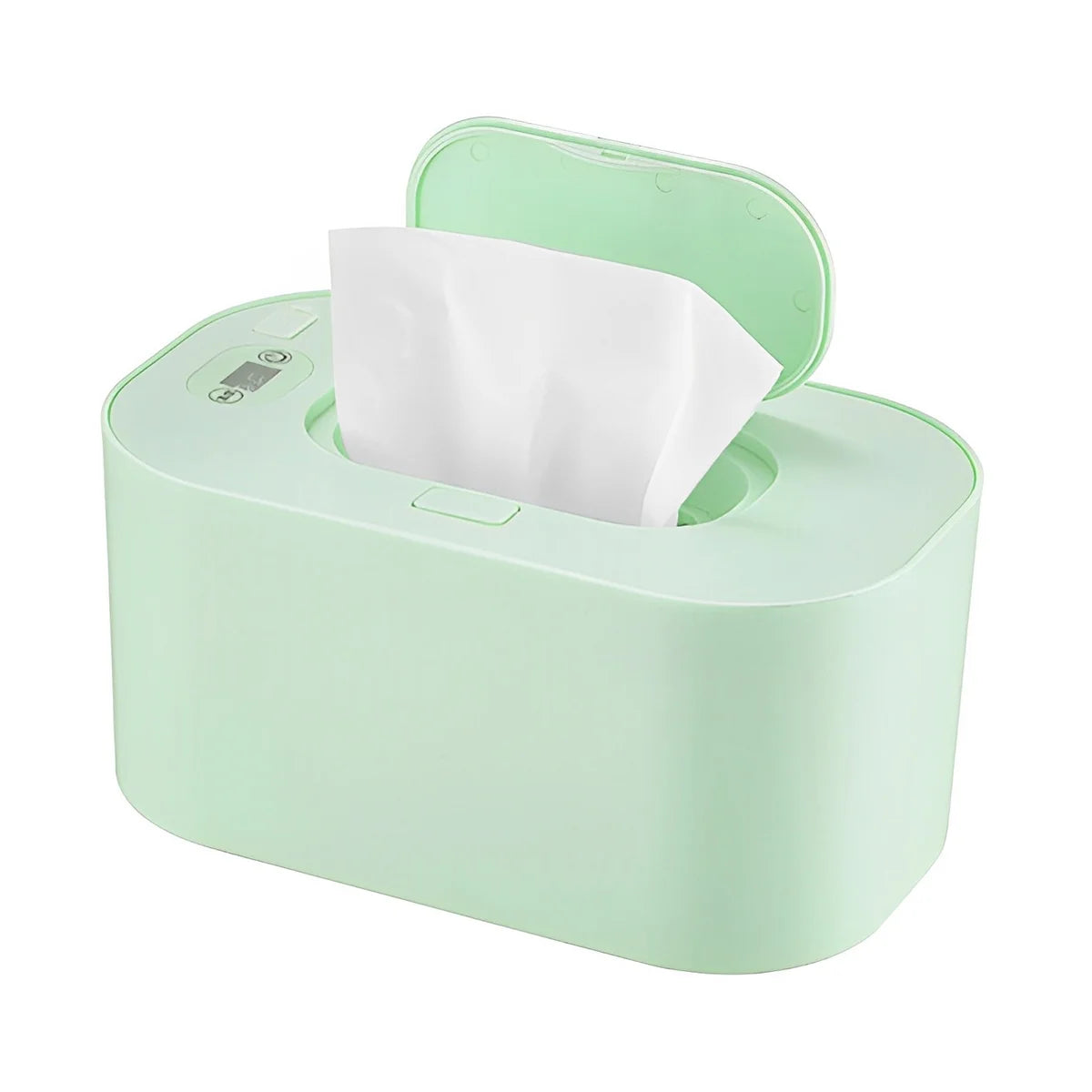 Baby Wipe Warmer Baby Wipe Heater Large Capacity Smart Wet Wipes Warmer,Adjustable Temperature,Green