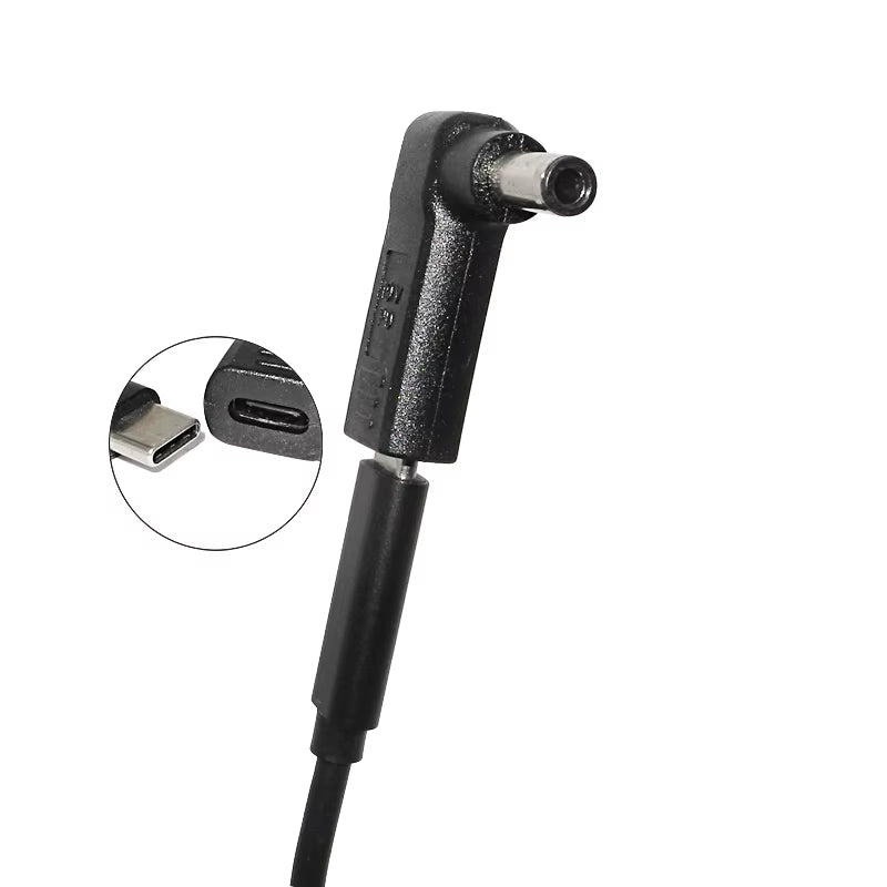 Type C to Dc Power Jack  Laptop Power Adapter Connector USB C to Notebook Charger Converter for Asus Hp Lenovo Laptop