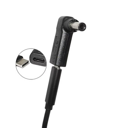 Type C to Dc Power Jack  Laptop Power Adapter Connector USB C to Notebook Charger Converter for Asus Hp Lenovo Laptop