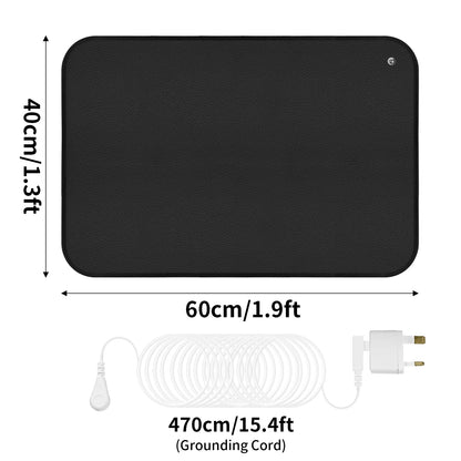 Grounding Mat Reconnect to the Earth EMF Recovery for Foot Therapy Universal Grounding Sleep Mat Yoga Improve Energy Assist Mats